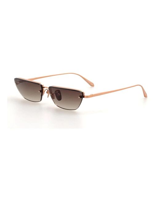 Linda Farrow Brown Sunglasses