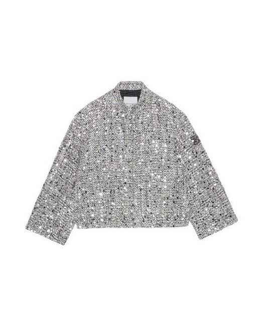 Ermanno Scervino Gray Light Jackets