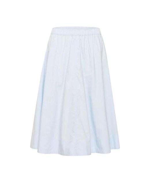 Part Two Blue Midi Skirts