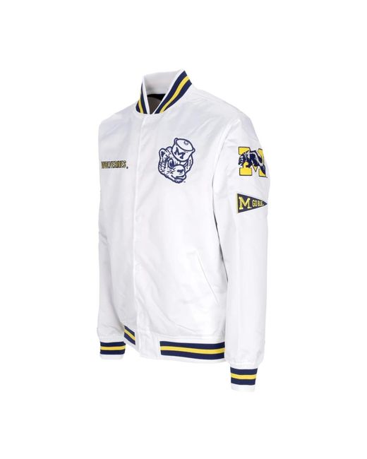 Mitchell & Ness Jassen ,Wit ,Wol Bomber Jassen in het White voor heren
