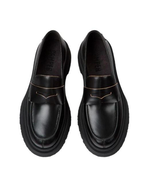 Camper Black Loafers