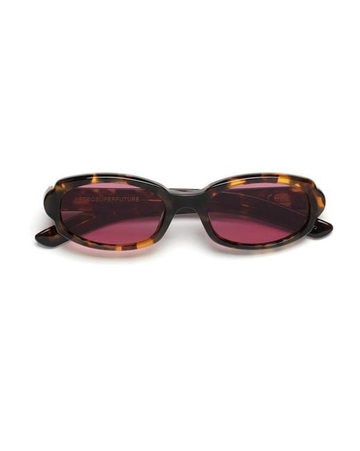 Retrosuperfuture Red Sunglasses