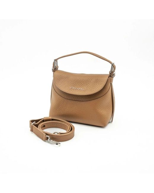 Orciani Natural Weiche Lederhandtasche Ss25