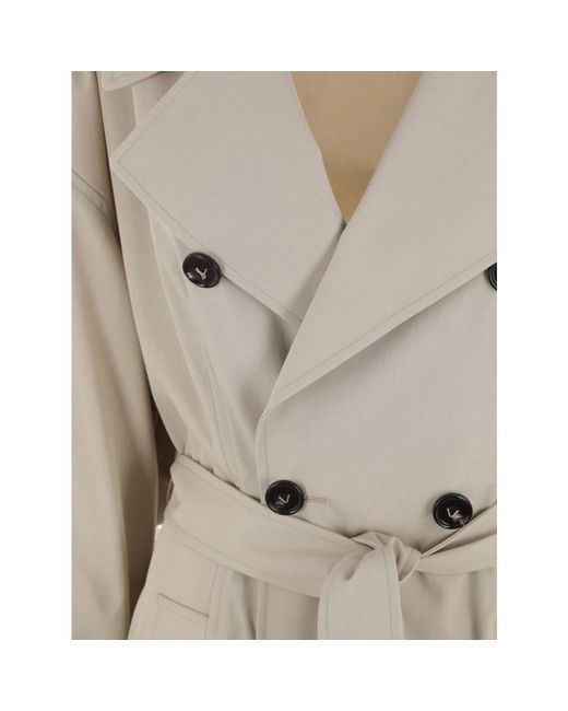 Coats > trench coats Bottega Veneta en coloris Natural