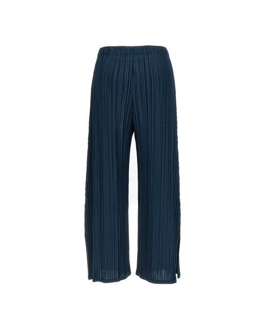 Issey Miyake Blue Wide Trousers