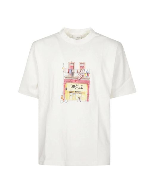 Drole de Monsieur White T-Shirts for men