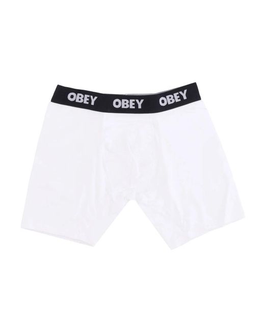 Obey White Underpants for men