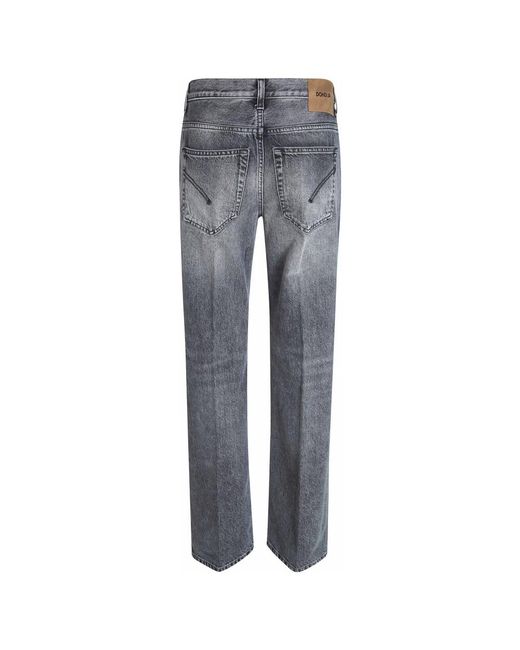 Dondup Gray Straight Fit Jeans