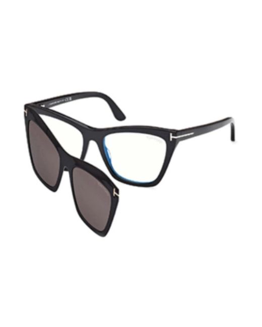 Tom Ford Black Stilvolle schwarze sonnenbrille