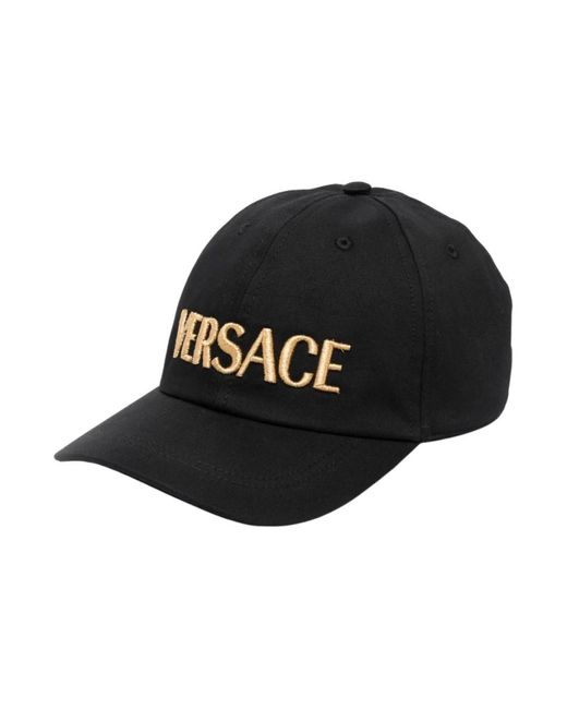 Hats di Versace in Black da Uomo