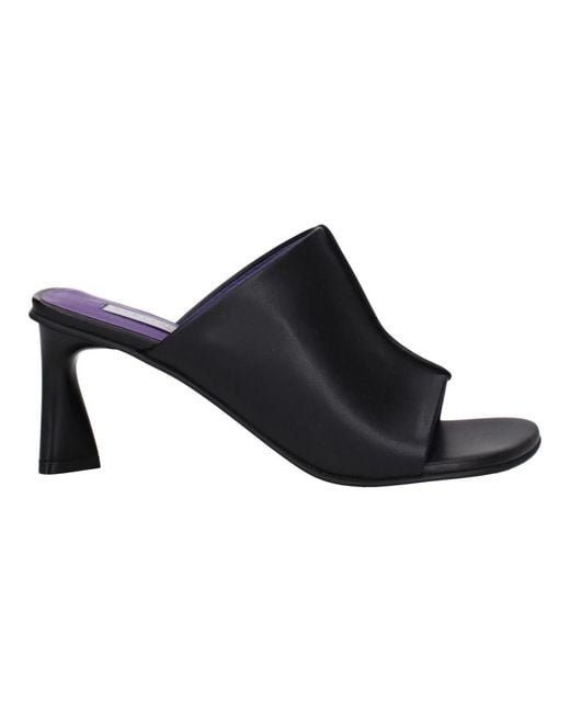 Stella McCartney Black Heeled Mules