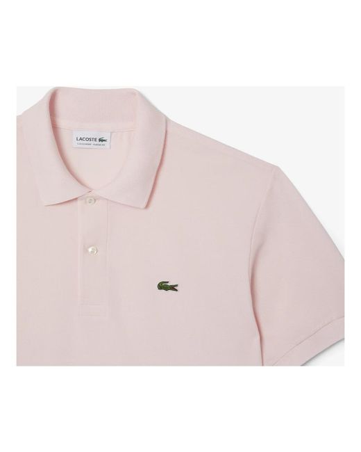 Polo Shirts Lacoste de hombre de color Pink
