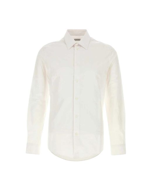 Burberry White Formal Shirts for men
