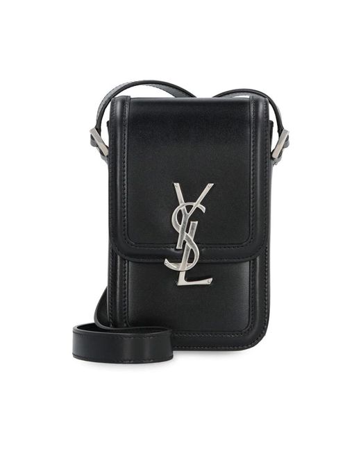 Saint Laurent Black Cross Body Bags for men