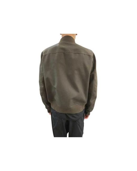 Rick Owens Gray Bomber Jackets for men