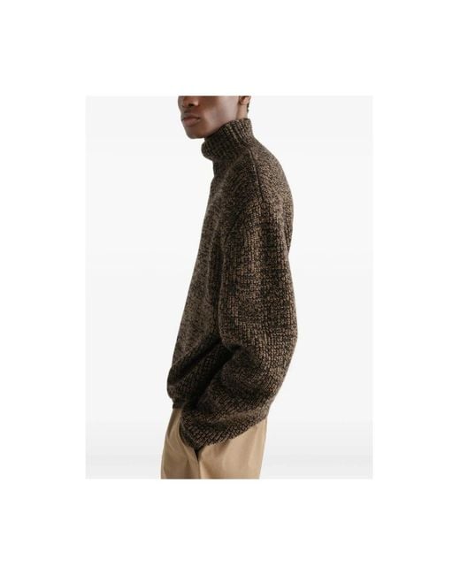 Turtlenecks Lemaire de hombre de color Brown