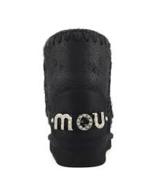 Mou Black Winter Boots