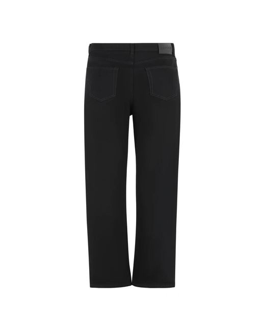 McQueen Jeans ,Zwart ,Katoen 5-Pocket Straight-Leg Jeans in het Black voor heren