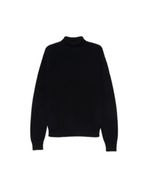 Jil Sander Black Round-Neck Knitwear for men