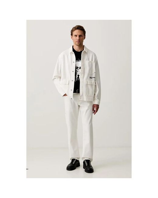 Karl Lagerfeld Denim Jacket in het Gray voor heren