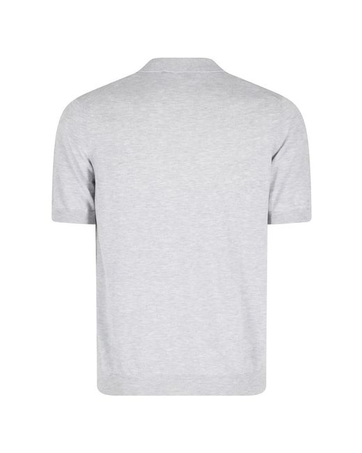 Tagliatore Gray Polo Shirts for men