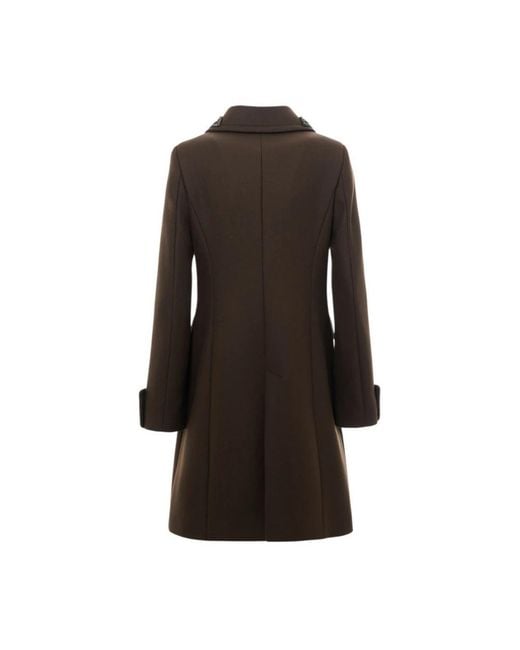 Bazar Deluxe Black Double-Breasted Coats
