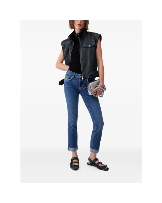 Liu Jo Cropped Jeans in het Blue