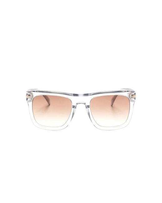 David Beckham White Sunglasses for men