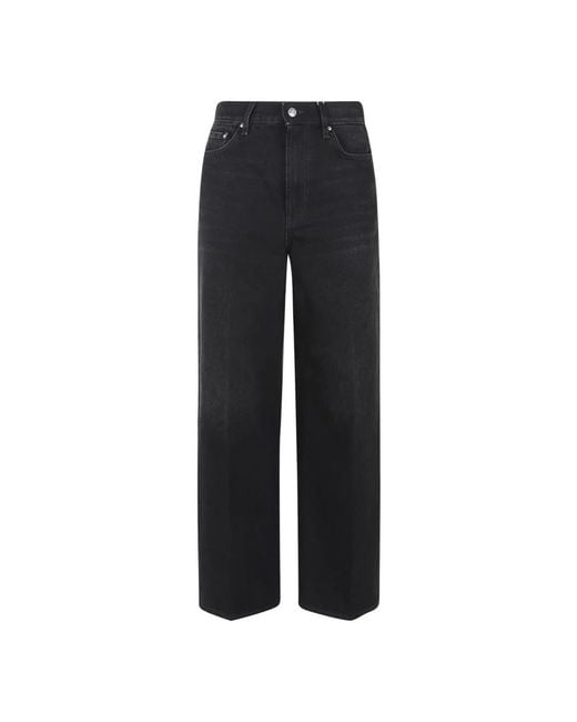 Totême Wide Jeans in het Black