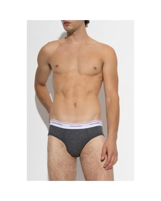 Bottoms DSquared² de hombre de color Gray