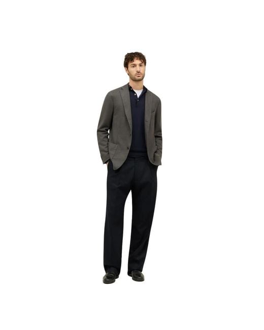 Boglioli Garment Dyed Cashmere Microstruktur K-Jacke in Black für Herren