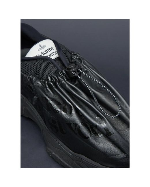 Vivienne Westwood Leder sneakers mit logo-print in Black für Herren