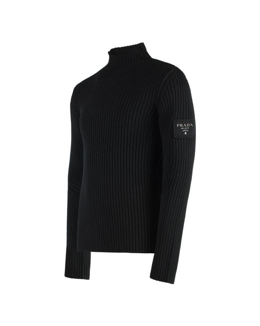 Prada Black Turtlenecks for men