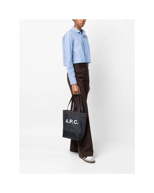 A.P.C. Black Shopping Bags