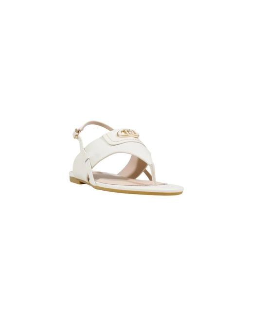 Liu Jo Metallic Flat Sandals