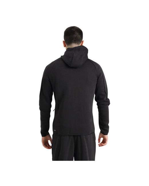PUMA Hoodies & Sweatvesten ,Zwart ,Katoen Zwarte Rits Trui Evostripe Stijl in het Black voor heren