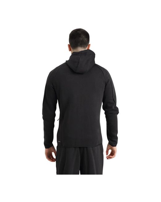 PUMA Hoodies & Sweatvesten ,Zwart ,Katoen Zwarte Rits Trui Evostripe Stijl in het Black voor heren