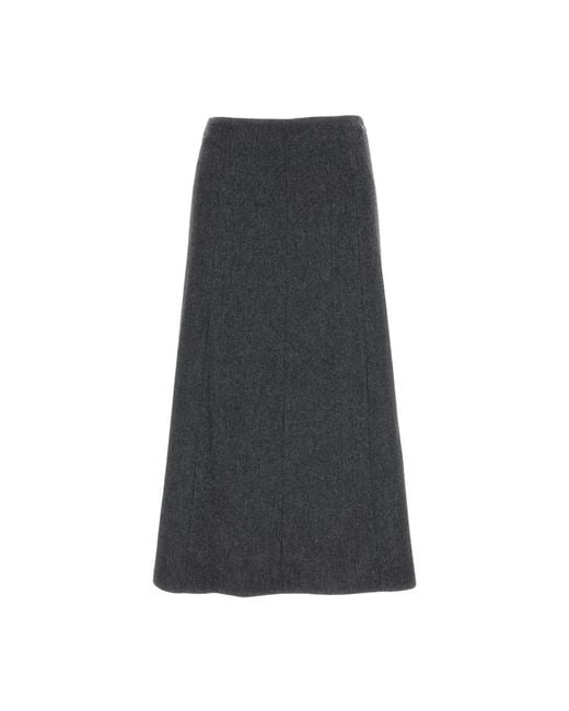 Thelatest Gray Midi Skirts