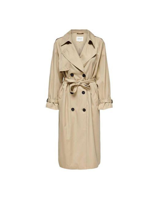 ONLY Natural Trench Coats