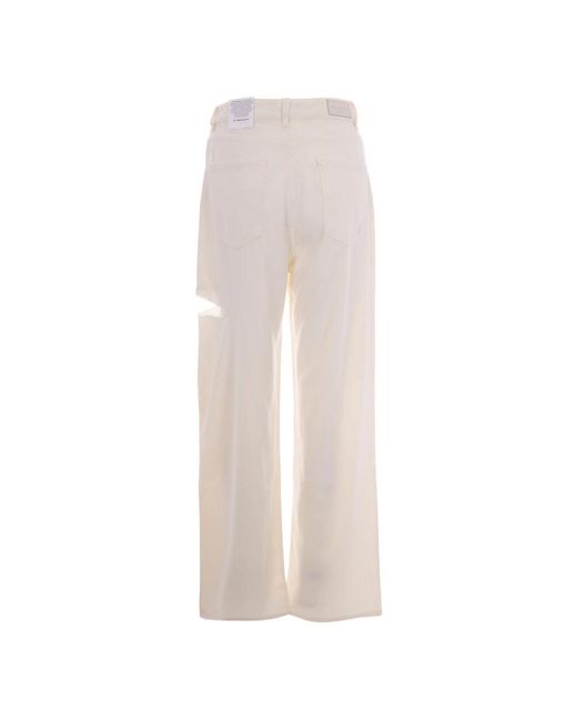 ICON DENIM White Wide Jeans
