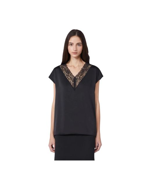 Weekend by Maxmara Black Blouses