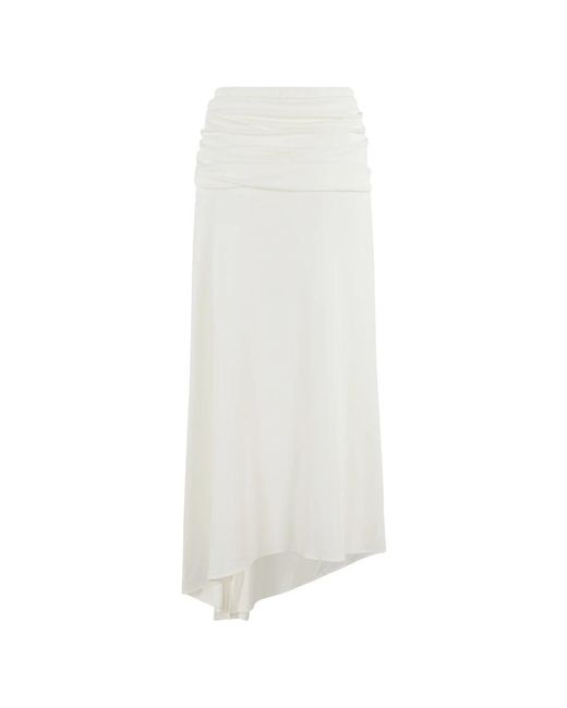 Midi Skirts ANDAMANE de color White