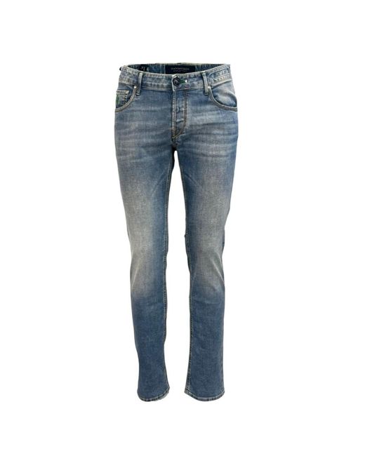 Hand Picked Slim-fit denim jeans in Blue für Herren