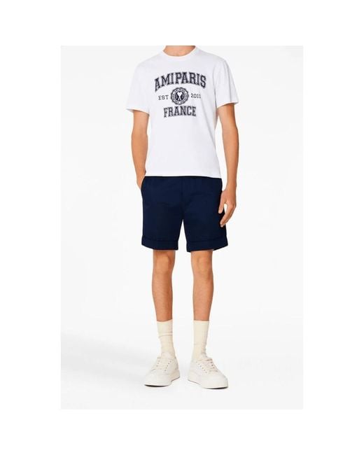 AMI Casual Shorts in het Blue voor heren