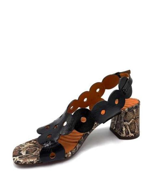 Chie Mihara Black High Heel Sandals