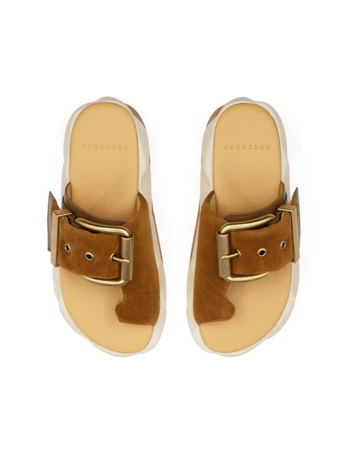 Sliders 4Ccccees en coloris Brown