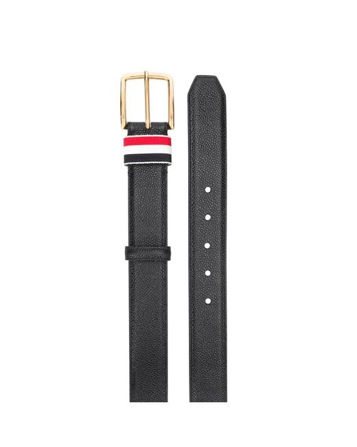 Thom Browne Black Belts for men
