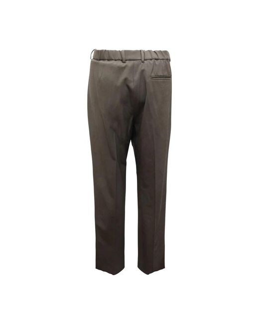 Armani Gray Slim-Fit Trousers for men