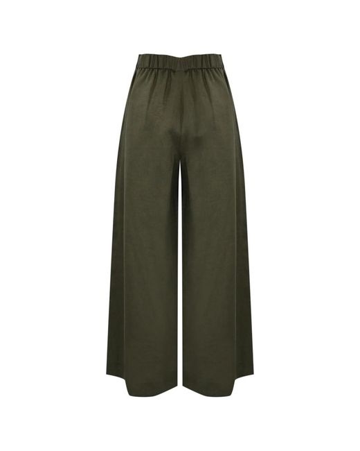 Wide Trousers Max Mara de color Green