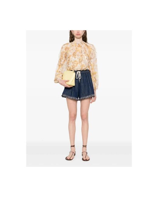 Zimmermann Natural Blouses